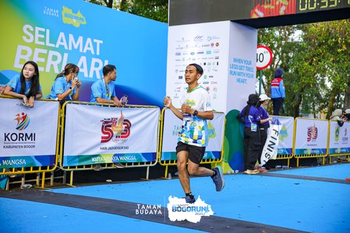 Race photo from Taman Budaya x BOGORUN 2025