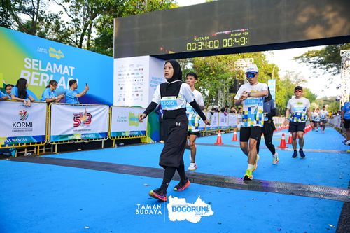 Race photo from Taman Budaya x BOGORUN 2025