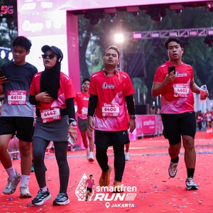 Race photo from SMARTFREN RUN 2026