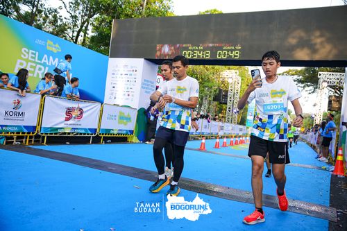 Race photo from Taman Budaya x BOGORUN 2025