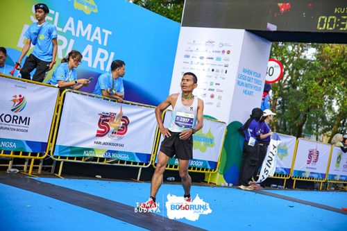 Race photo from Taman Budaya x BOGORUN 2025