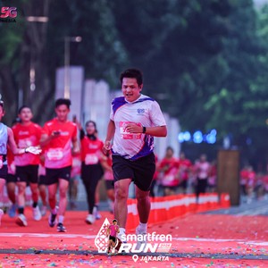 Race photo from SMARTFREN RUN 2026