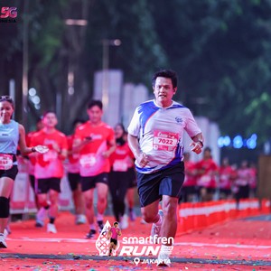 Race photo from SMARTFREN RUN 2026
