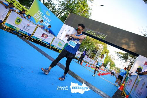 Race photo from Taman Budaya x BOGORUN 2025