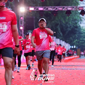 Race photo from SMARTFREN RUN 2026