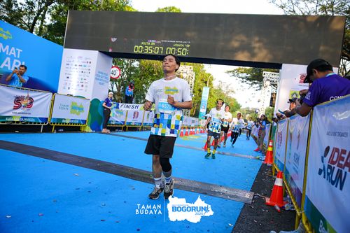 Race photo from Taman Budaya x BOGORUN 2025
