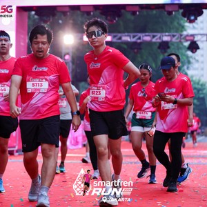 Race photo from SMARTFREN RUN 2026