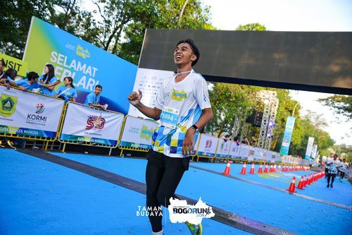 Race photo from Taman Budaya x BOGORUN 2025