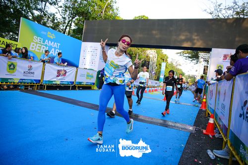 Race photo from Taman Budaya x BOGORUN 2025