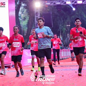 Race photo from SMARTFREN RUN 2026