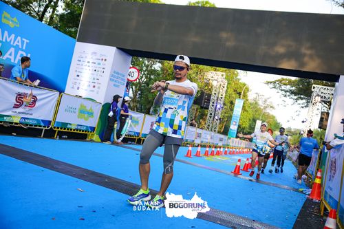 Race photo from Taman Budaya x BOGORUN 2025