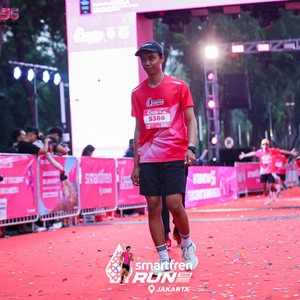 Race photo from SMARTFREN RUN 2026