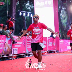 Race photo from SMARTFREN RUN 2026