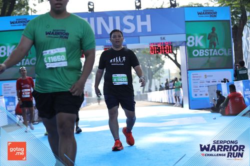 Race photo from SERPONG WARRIOR CHALLENGE RUN