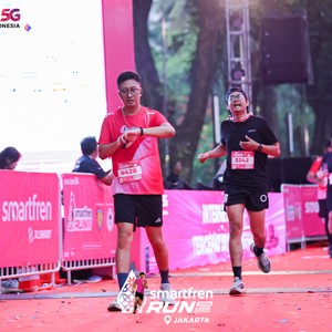 Race photo from SMARTFREN RUN 2026