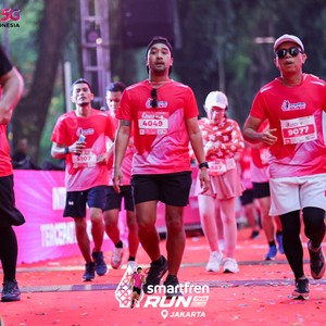 Race photo from SMARTFREN RUN 2026