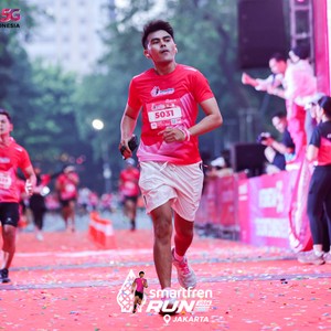 Race photo from SMARTFREN RUN 2026
