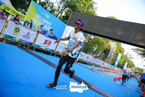 Race photo from Taman Budaya x BOGORUN 2025