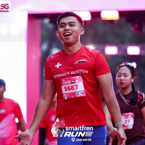 Race photo from SMARTFREN RUN 2026