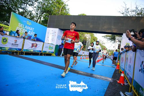 Race photo from Taman Budaya x BOGORUN 2025