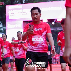 Race photo from SMARTFREN RUN 2026