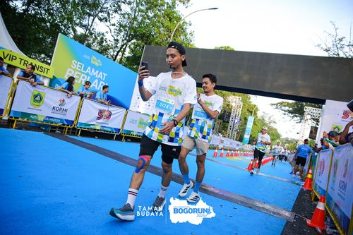Race photo from Taman Budaya x BOGORUN 2025