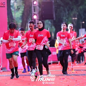Race photo from SMARTFREN RUN 2026