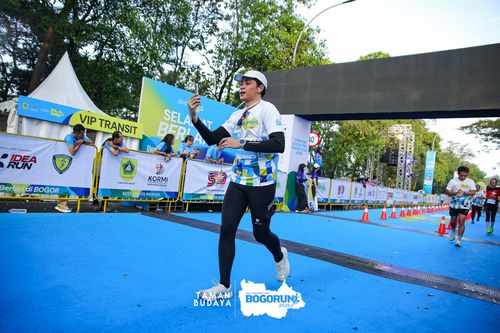 Race photo from Taman Budaya x BOGORUN 2025