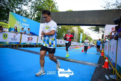 Race photo from Taman Budaya x BOGORUN 2025