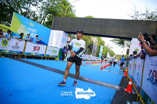 Race photo from Taman Budaya x BOGORUN 2025