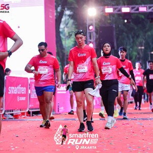 Race photo from SMARTFREN RUN 2026
