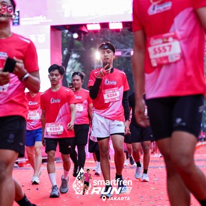 Race photo from SMARTFREN RUN 2026