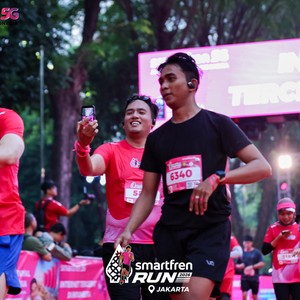 Race photo from SMARTFREN RUN 2026