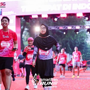 Race photo from SMARTFREN RUN 2026