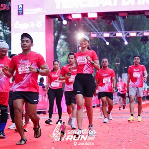 Race photo from SMARTFREN RUN 2026