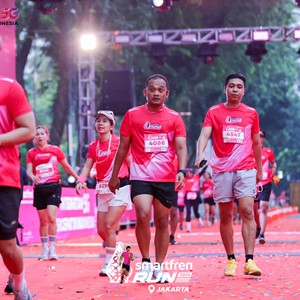 Race photo from SMARTFREN RUN 2026