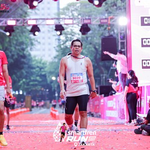 Race photo from SMARTFREN RUN 2026