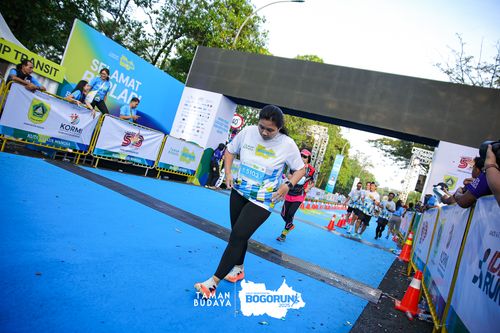 Race photo from Taman Budaya x BOGORUN 2025