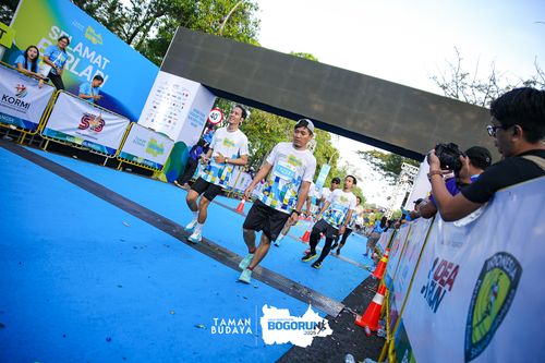 Race photo from Taman Budaya x BOGORUN 2025