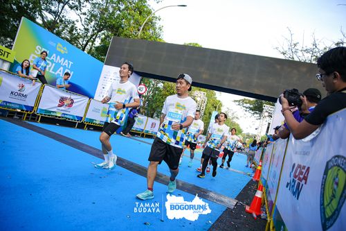 Race photo from Taman Budaya x BOGORUN 2025