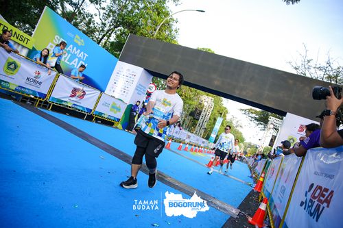 Race photo from Taman Budaya x BOGORUN 2025