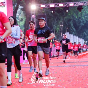 Race photo from SMARTFREN RUN 2026