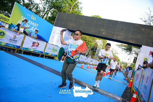 Race photo from Taman Budaya x BOGORUN 2025
