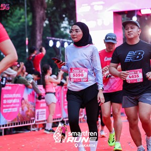 Race photo from SMARTFREN RUN 2026