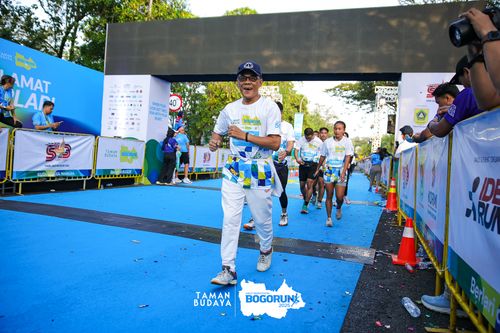 Race photo from Taman Budaya x BOGORUN 2025