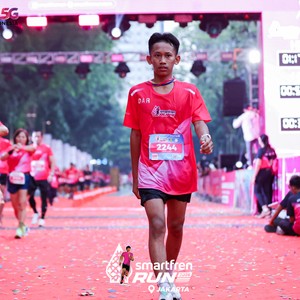 Race photo from SMARTFREN RUN 2026