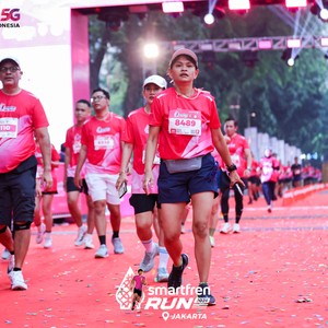Race photo from SMARTFREN RUN 2026