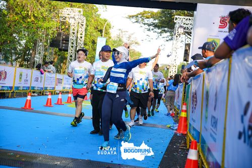 Race photo from Taman Budaya x BOGORUN 2025
