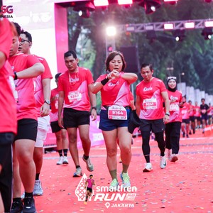 Race photo from SMARTFREN RUN 2026