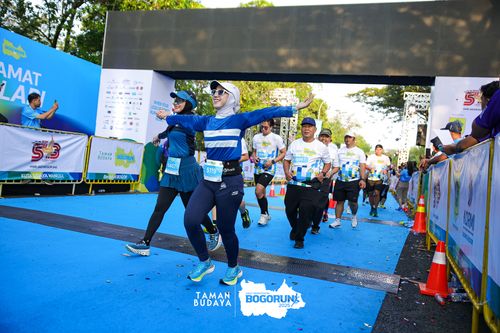 Race photo from Taman Budaya x BOGORUN 2025